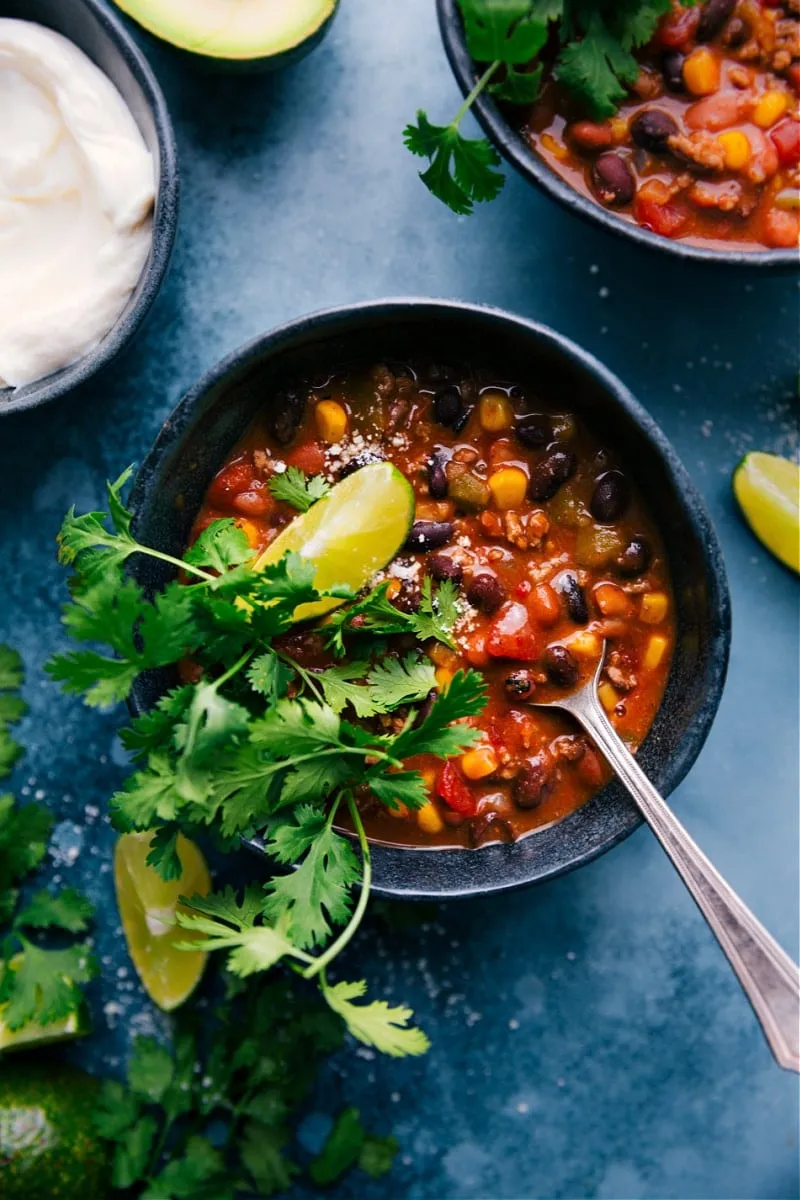 Taco Chili (Stovetop, Instant Pot, Crockpot!)