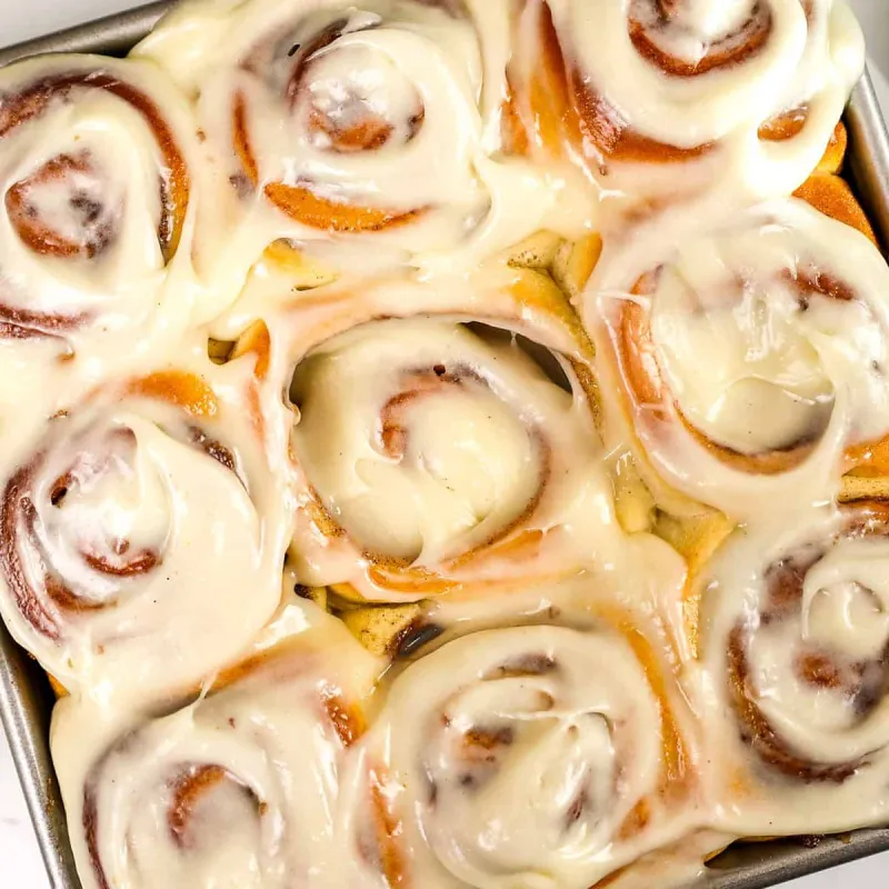 Quick Yeast Cinnamon Rolls