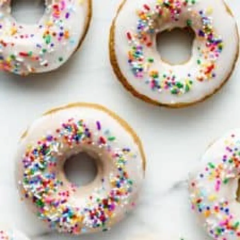 Vegan Cake Batter Donuts