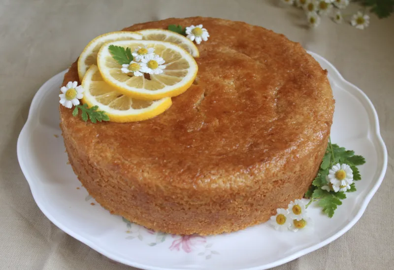 Gluten Free Lemon Cake (No Waste, Whole Lemon Cake)