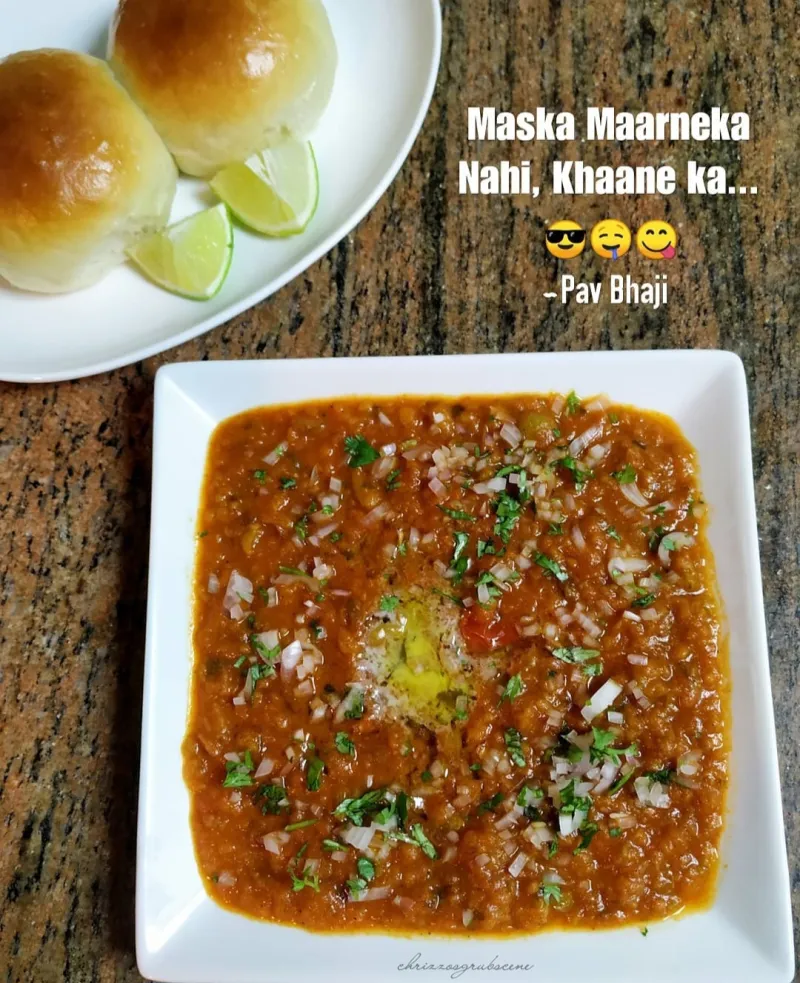 Recipe for Pav Bhaji & Everything that comes with it