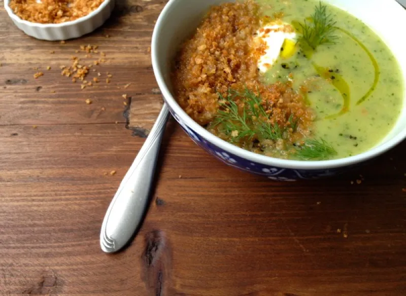 Celery Root Arugula Soup Recipe