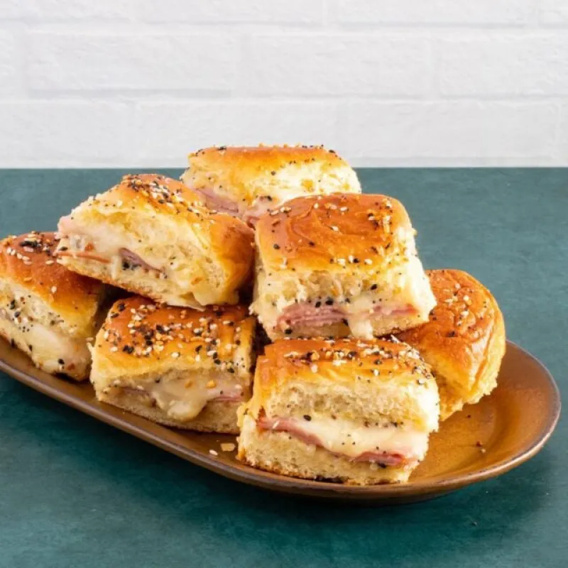 Ham and Cheese Sliders With Everything but the Bagel Seasoning