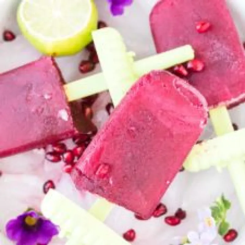 Pomegranate Popsicles