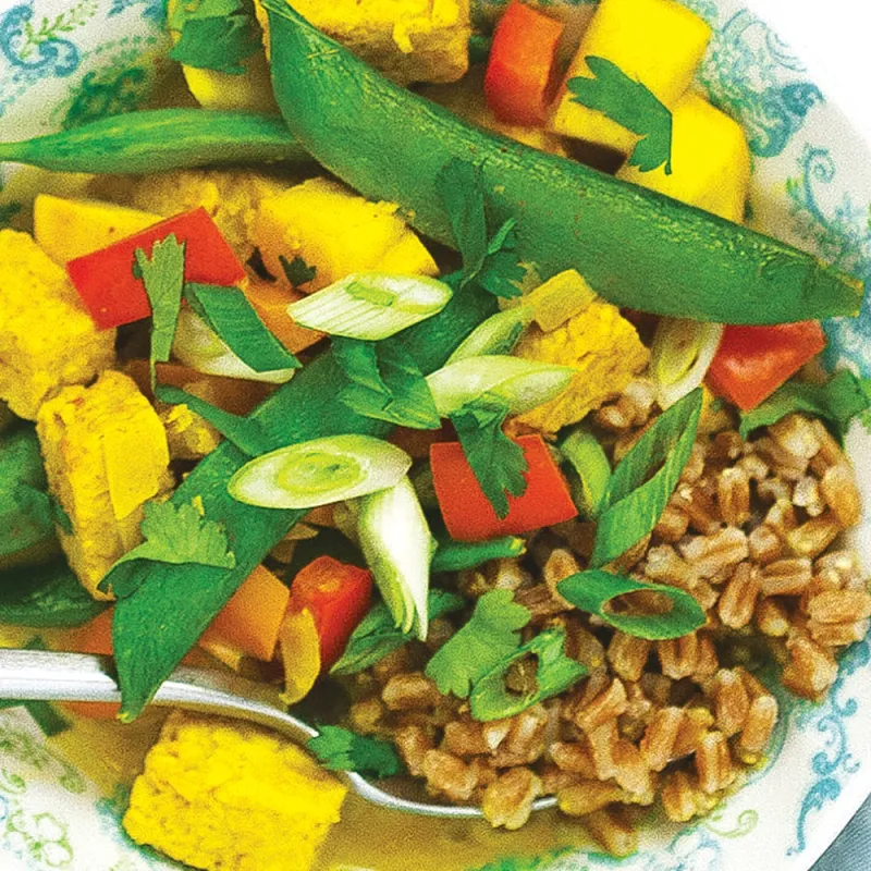 Vegetable & Tempeh Coconut Curry