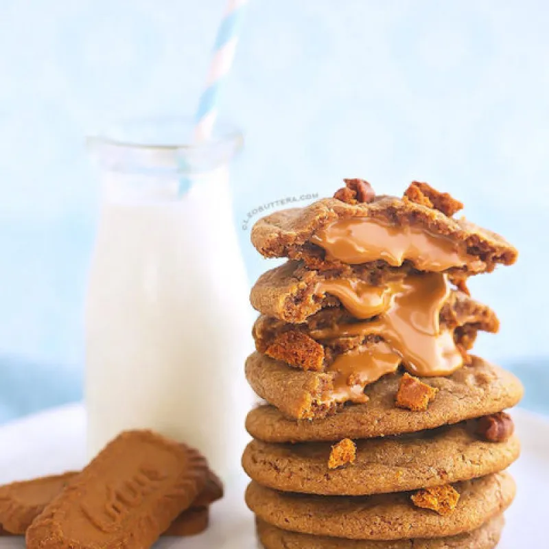 Biscoff Explosion Cookies