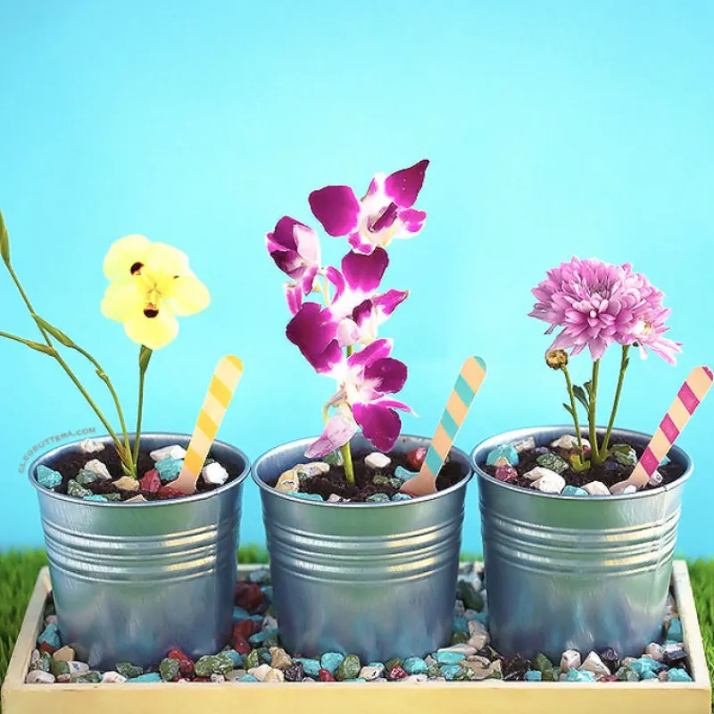 Spring Potted Dirt Cake