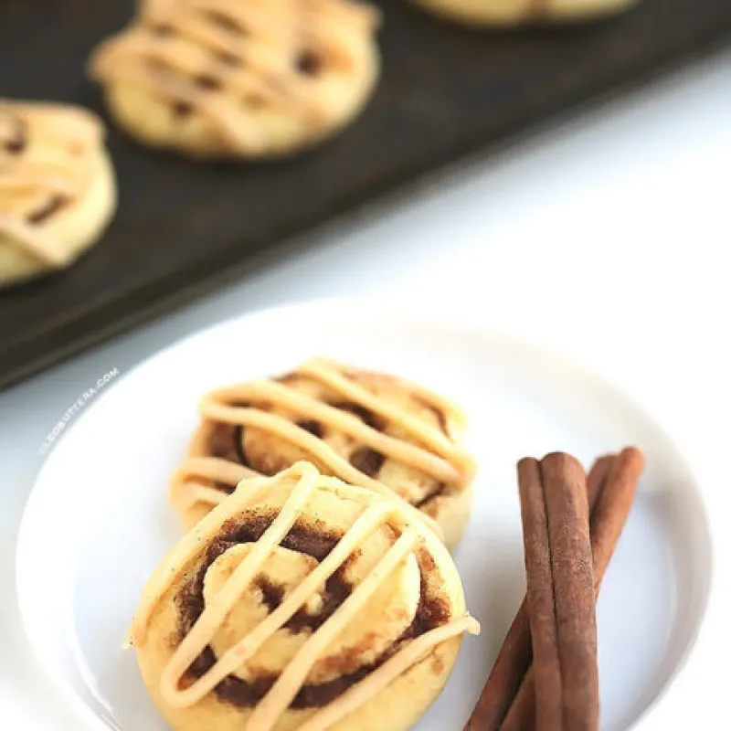 Browned Butter Cinnamon Roll Cookies