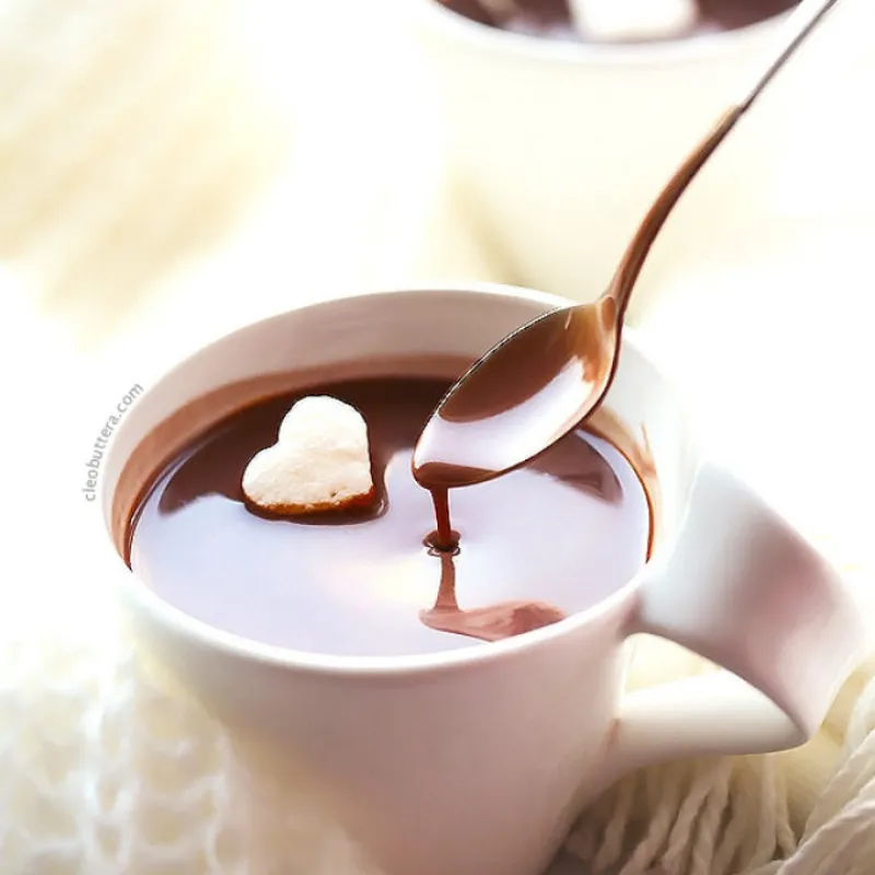 Thick and Creamy Nutella Hot Chocolate