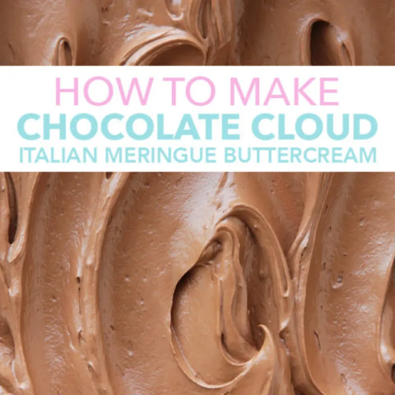 How to Make Chocolate Cloud Italian Meringue Buttercream