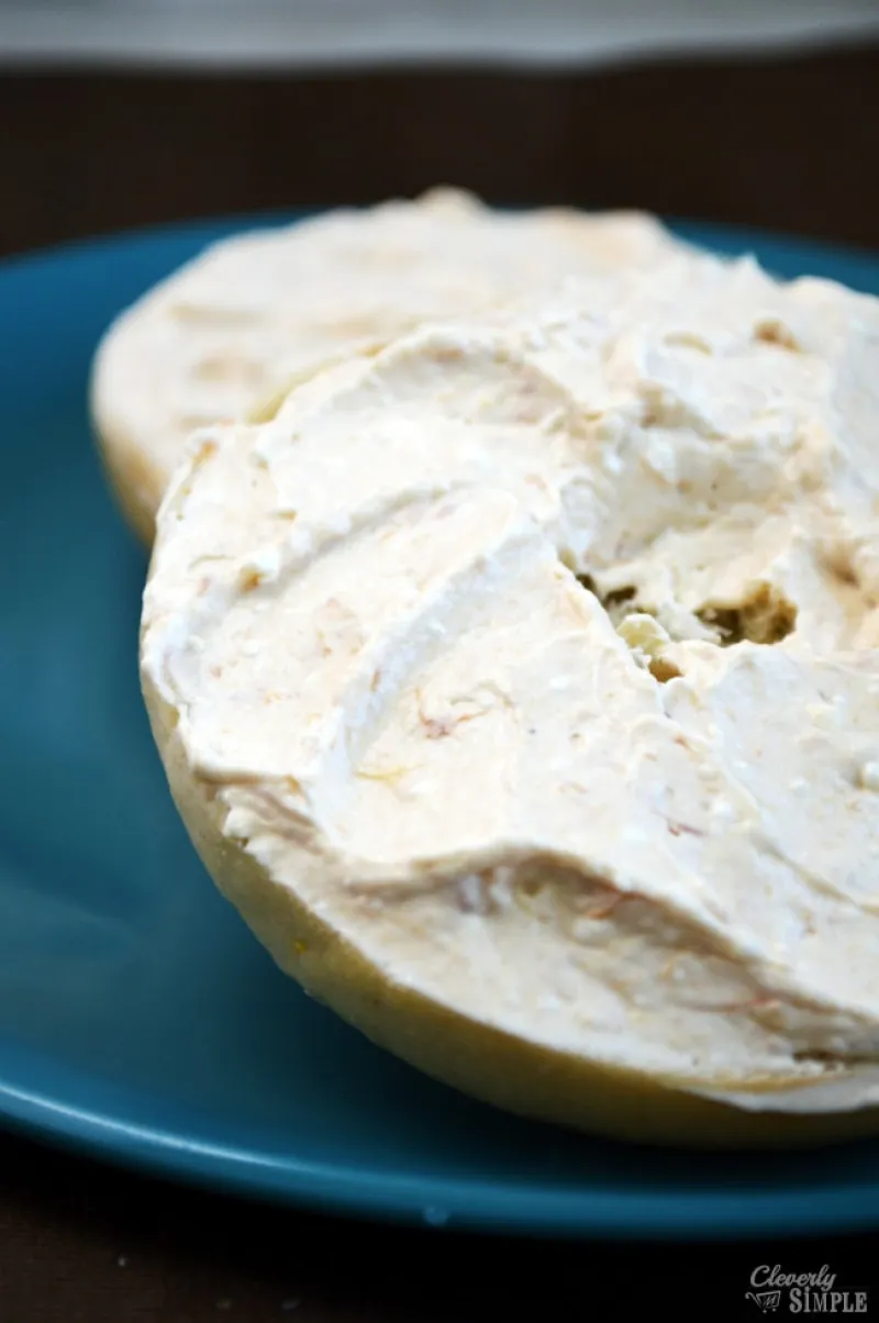 Homemade Peach and Honey Cream Cheese Spread