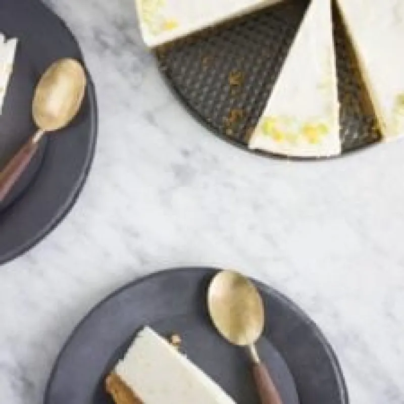 Lemon and lime no bake cheesecake