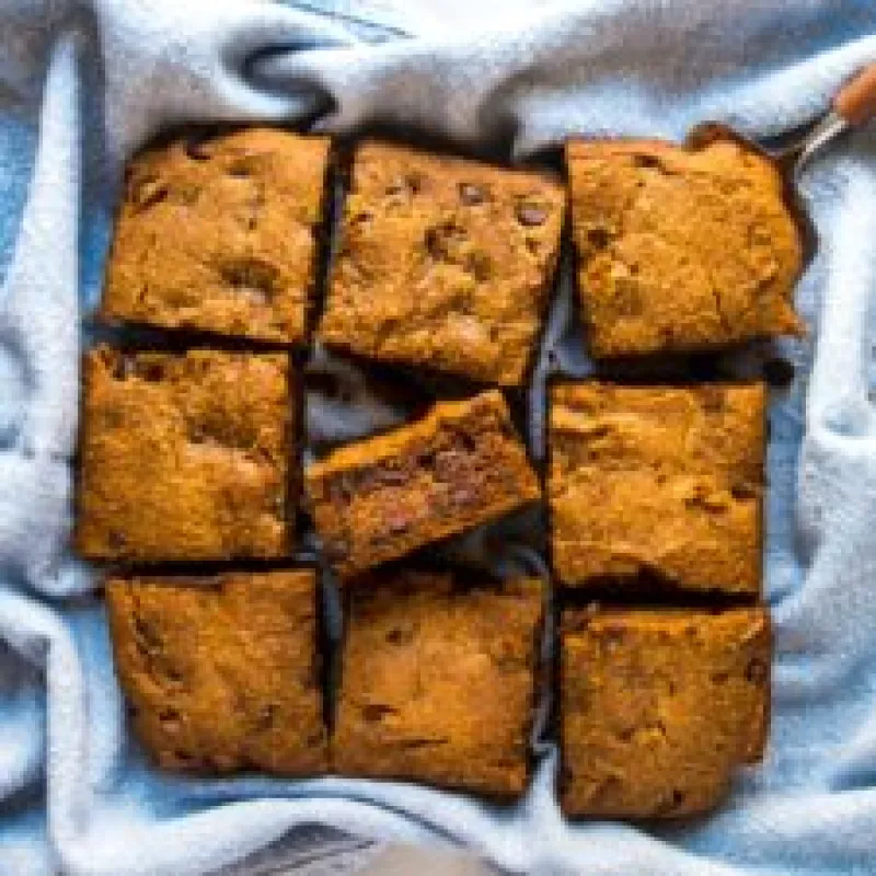 Paleo Pumpkin Blondies