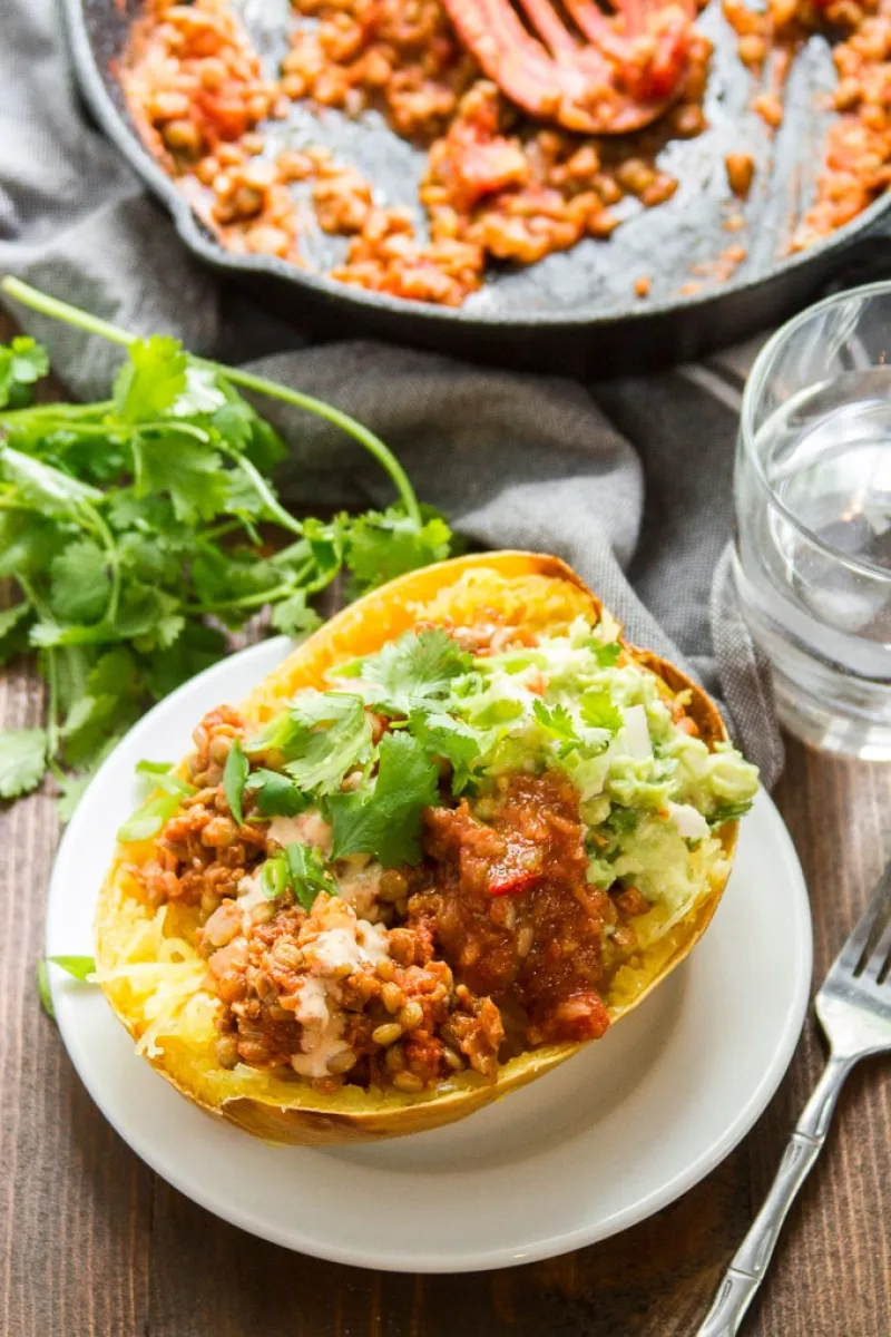 Taco Stuffed Spaghetti Squash