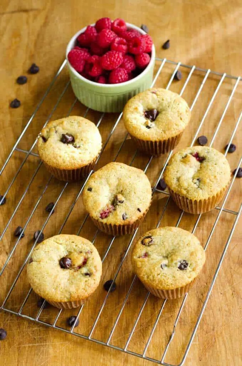 Raspberry Chocolate Chip Muffins