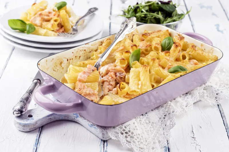 Salmon Pasta Casserole