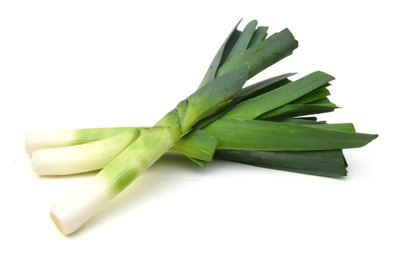 Steamed Leeks with Mustard Vinaigrette