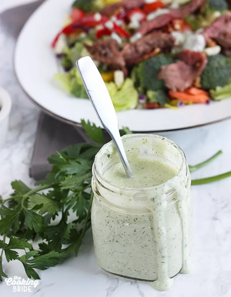 Creamy Herb Salad Dressing