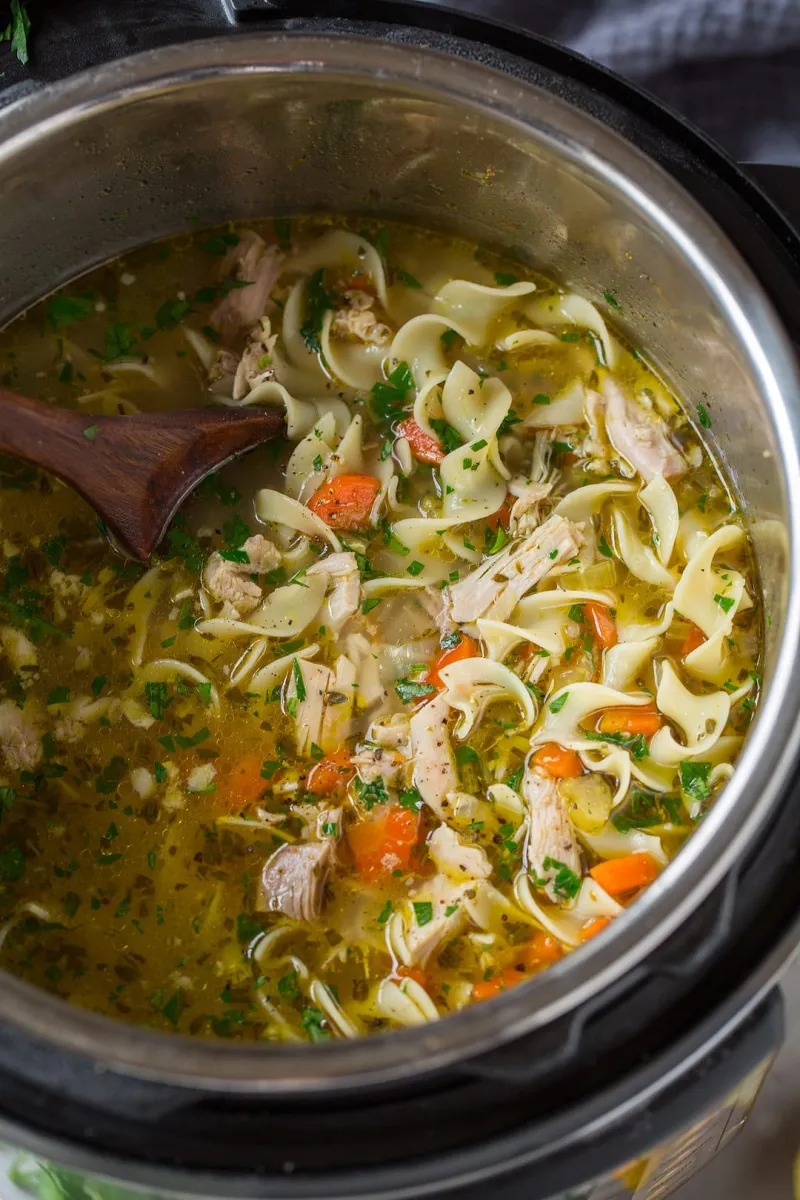 Instant Pot Chicken Noodle Soup
