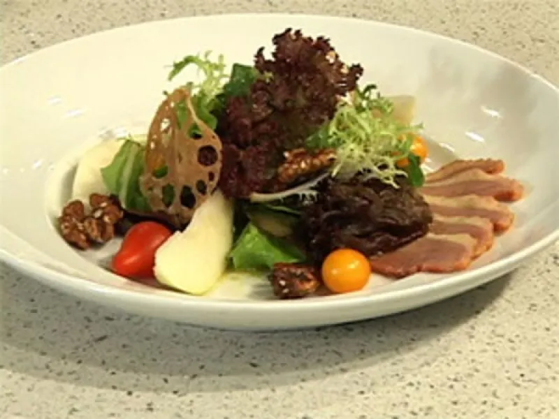 Smoked Duck Salad w/ Tangerine Vinaigrette