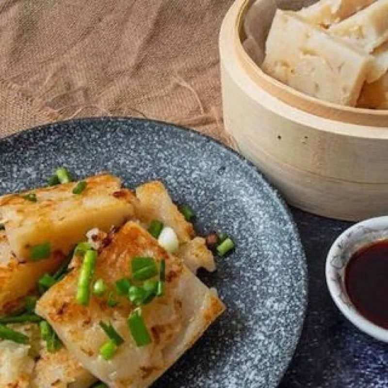 Chinese Turnip Cake - Lo Bak Go