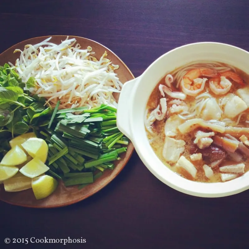 Authentic Vietnamese Bun Mam - Fermented Fish Soup