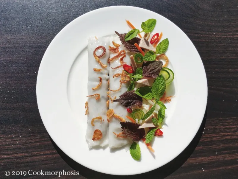 Vietnamese Rice Rolls (Banh Cuon)