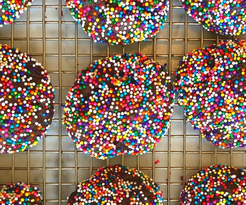 Chocolate Crinkle Sprinkle Cookies: Best of the Cocoa Powder Cookie Recipes