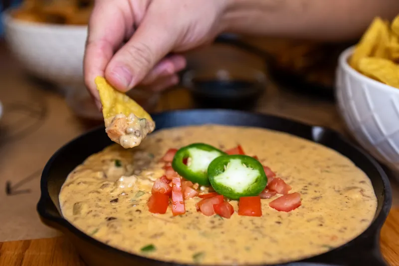 Spicy Cowboy Queso Dip
