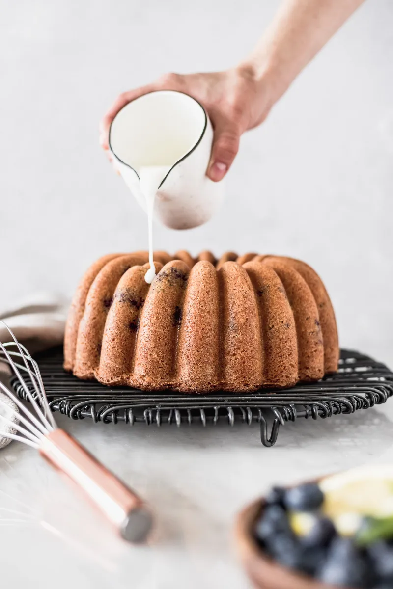 Lemon and Blueberry Bundt Cake