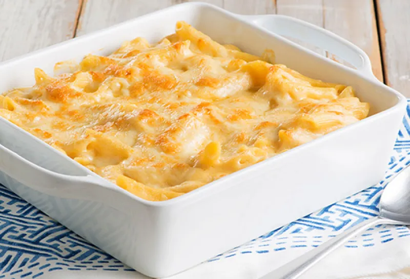 Double Cheese Mostaccioli Casserole