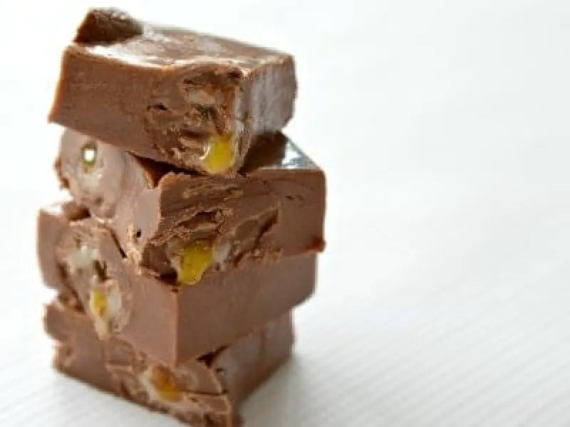 Three Ingredient Cadbury Creme Egg Fudge