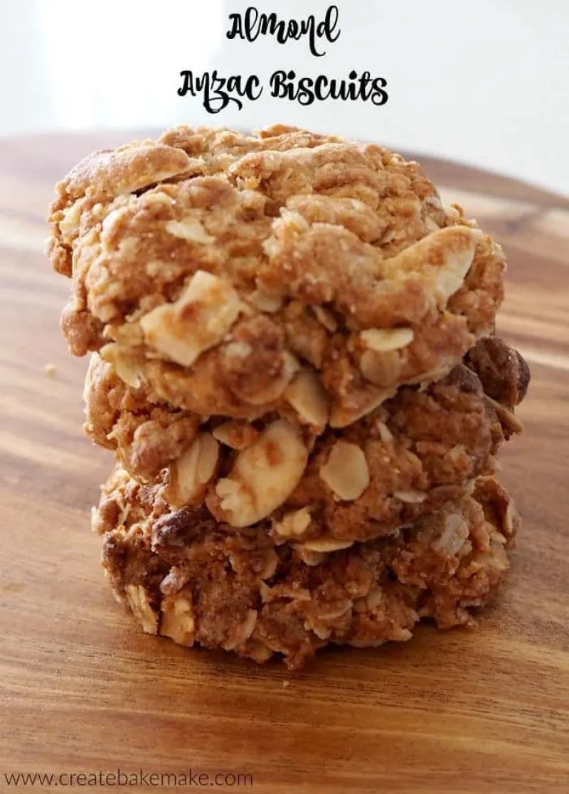 Almond Anzac Biscuits