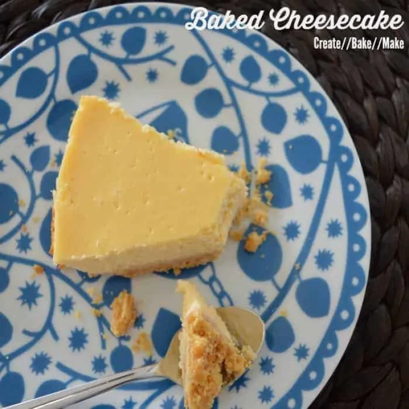 Classic Baked Lemon Cheesecake