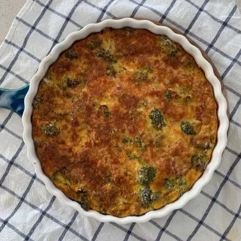 Broccoli Bacon and Cheese Impossible Pie Recipe