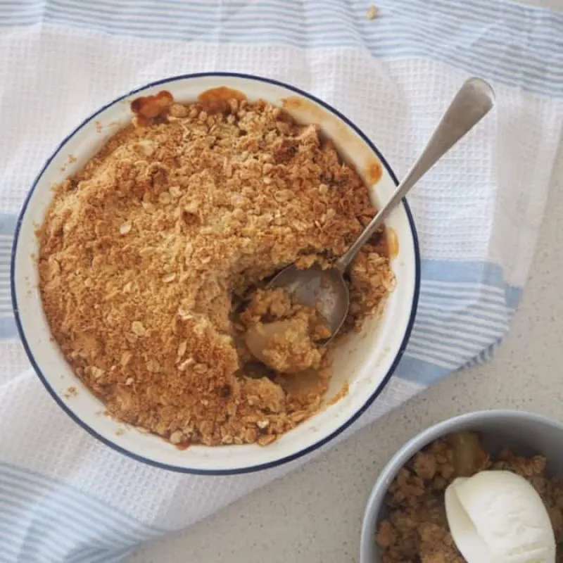 Apple and Pear Crumble