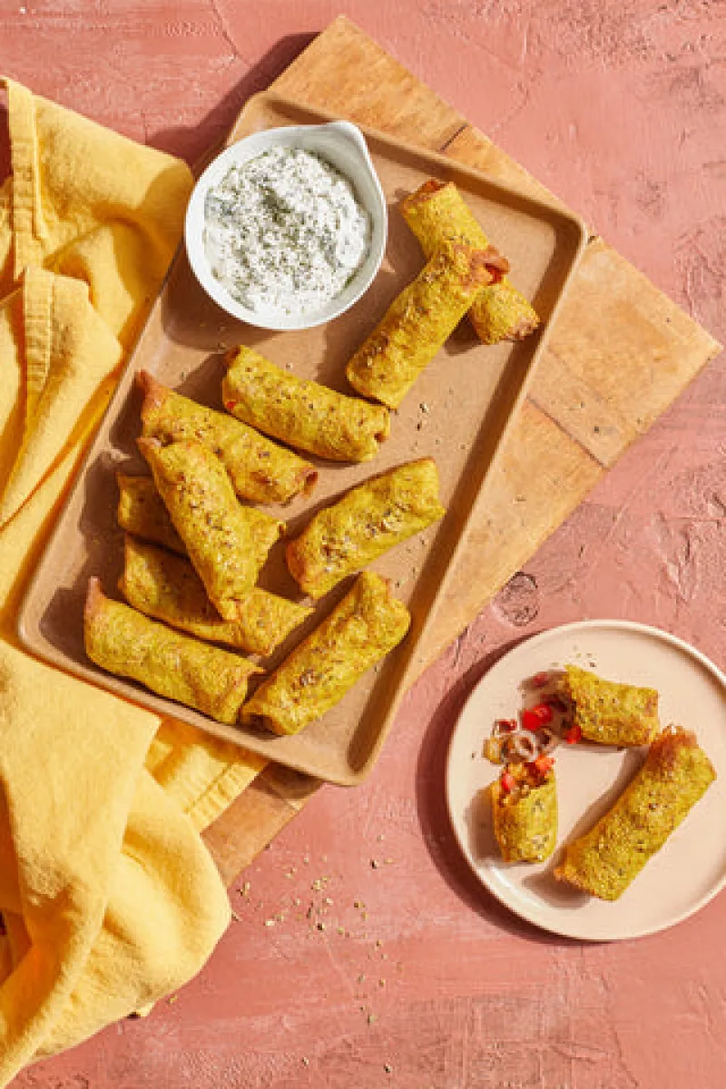 Mediterranean Spring Rolls