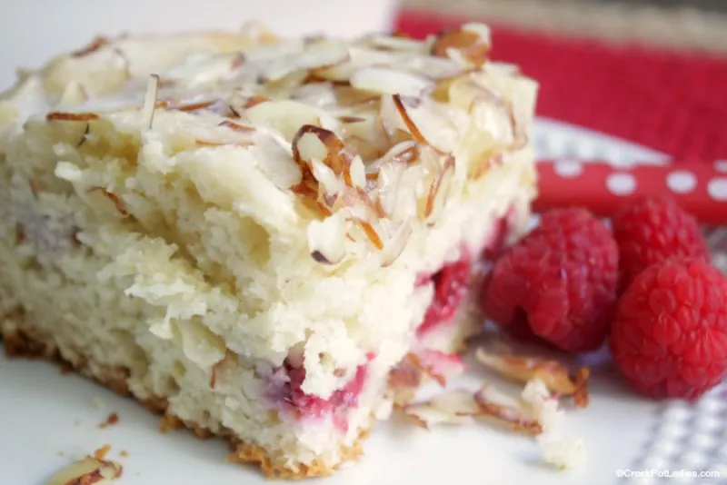 Crock-Pot Raspberry Almond Coffee Cake Recipe