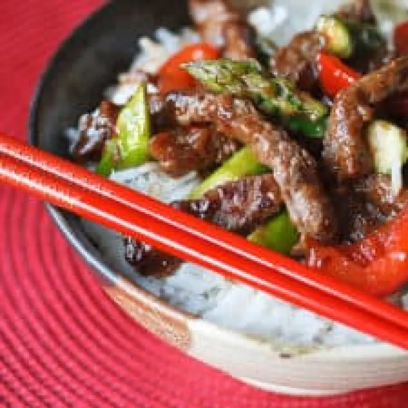 Beef and Asparagus Stir Fry