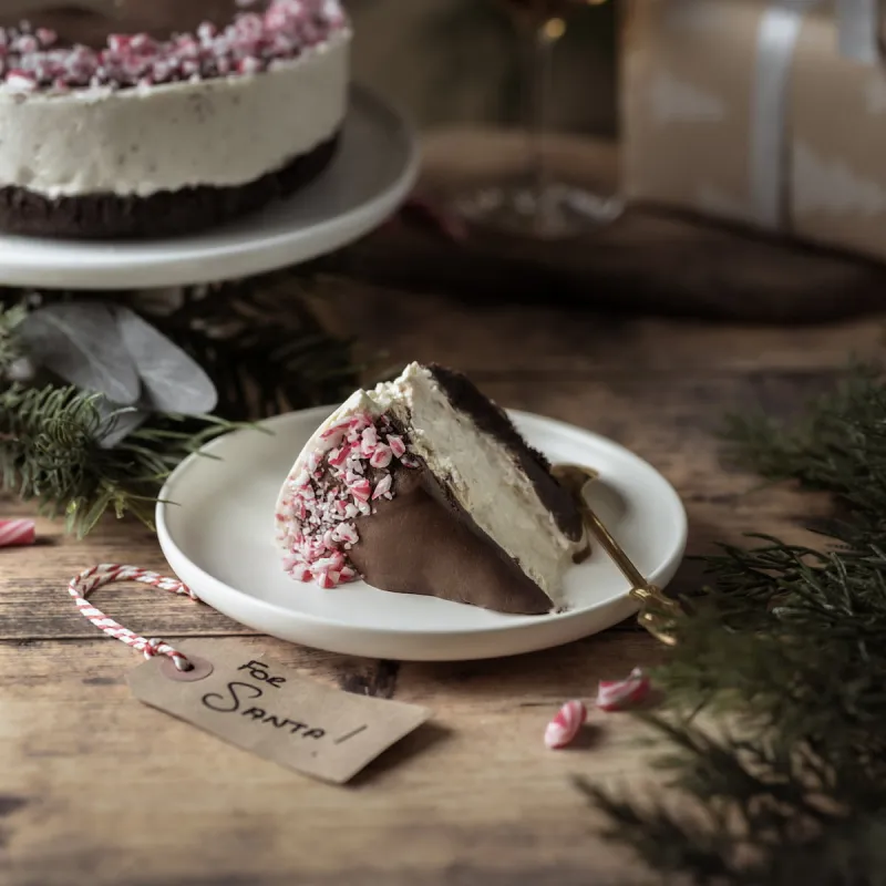 Peppermint Bark Cheesecake
