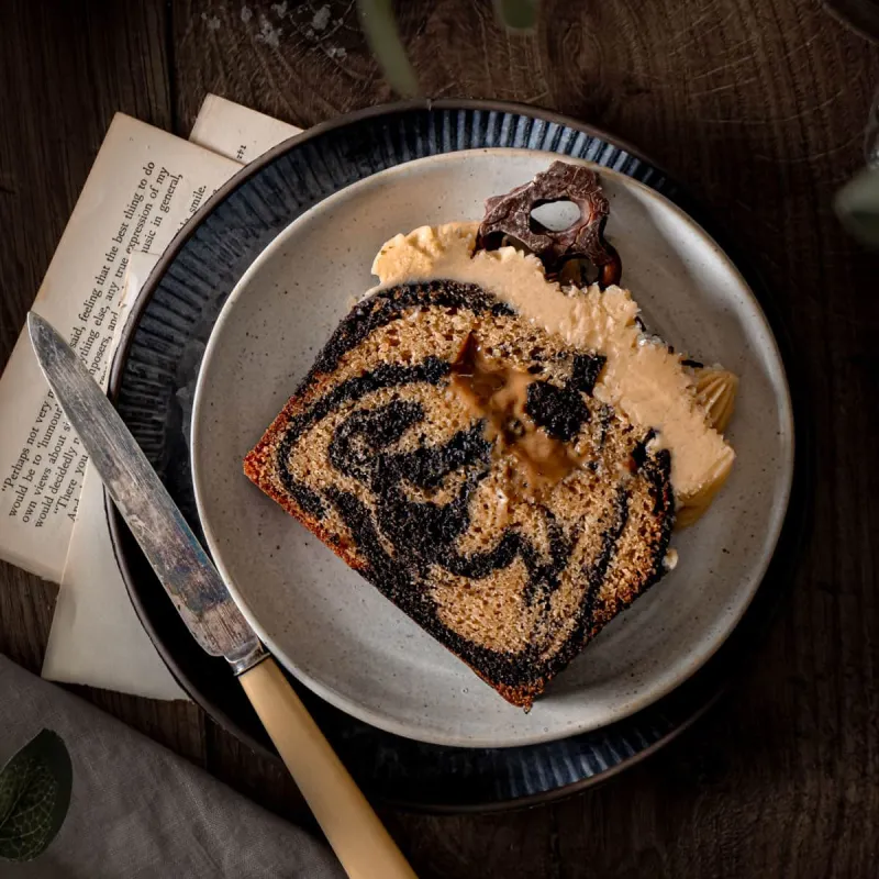 Caramel Chocolate Loaf Cake