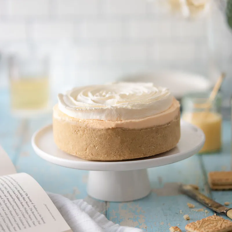 No Bake Custard Cream Cheesecake