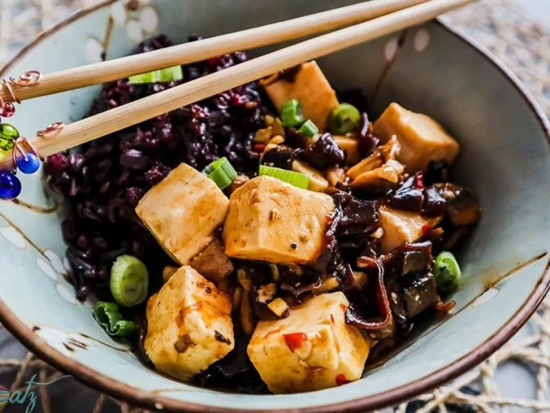 Spicy Vegan Mapo Tofu