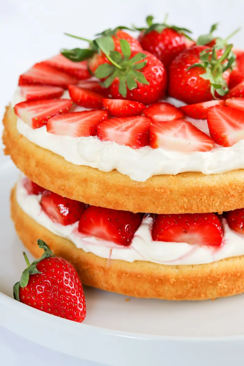 Strawberries & Fresh Cream Cake