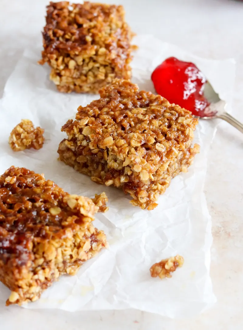 Easy Jam Flapjacks