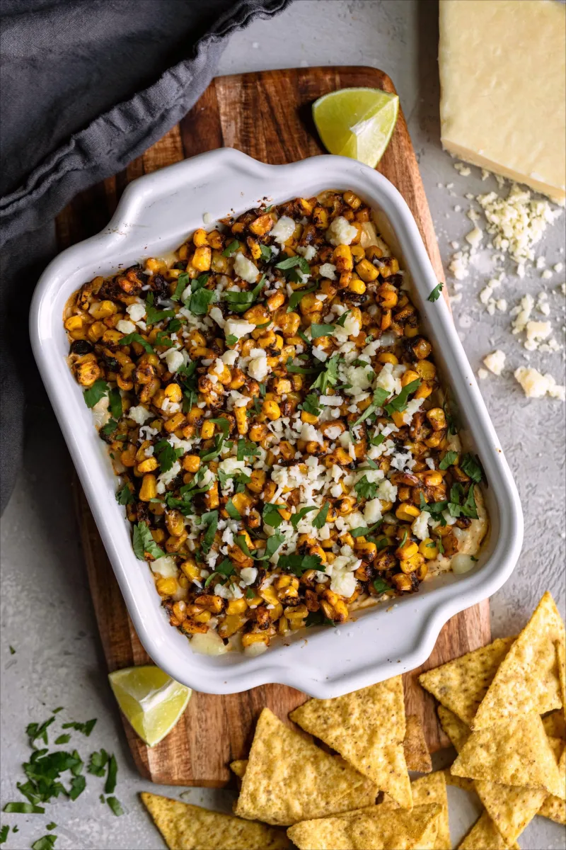 Cheesy Street Corn Dip