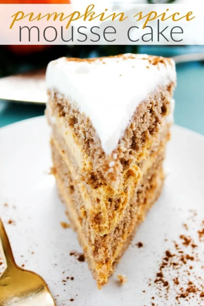 Pumpkin Spice Mousse Cake