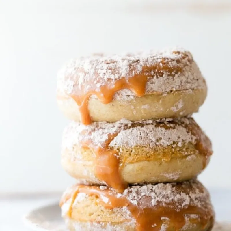 Cinnamon Caramel Amish Doughnuts
