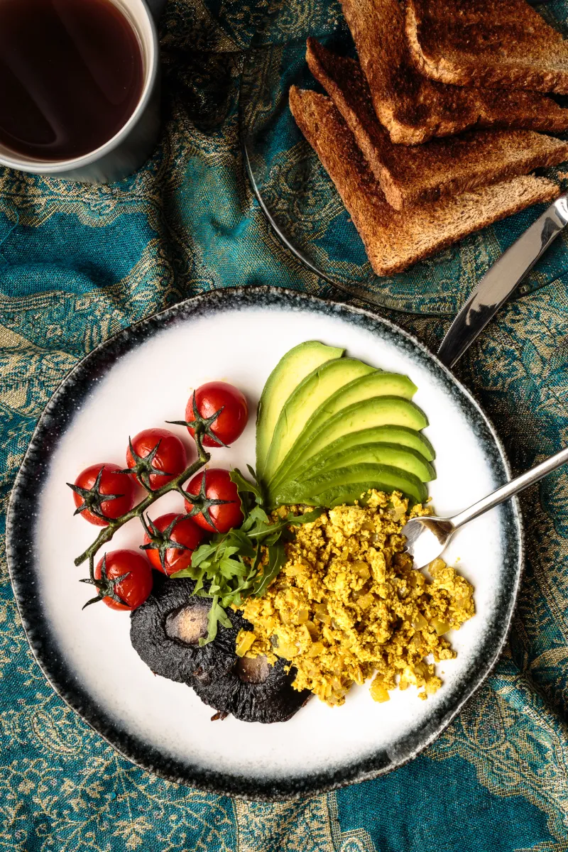 Tofu Scramble - Diced & Spiced - Vegan Breakfast Scrambled Tofu Recipe