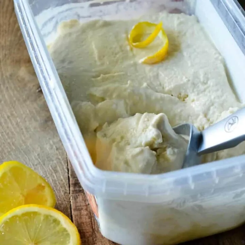 Lemon Meringue Pie Ice Cream (Dairy Free)